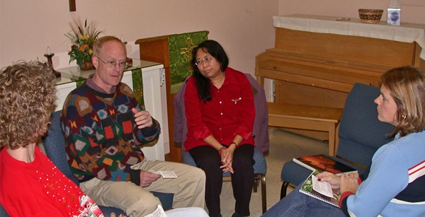 covenant-discipleship-group In a Covenant Discipleship group, each member gives an account of how they are doing in their spiritual life. Photo courtesy of Mark Deshon.
