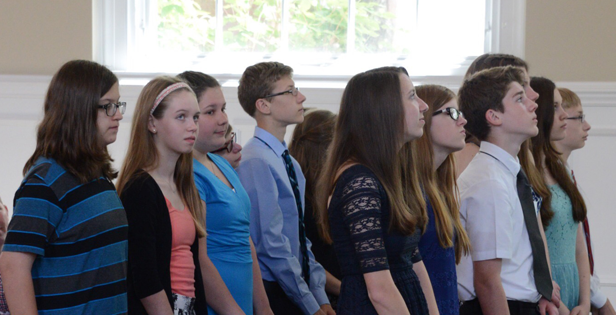 Les classes de confirmation cheminent ensemble vers leur première profession de leur intention de vivre en fidèles disciples de Jésus-Christ. Photo gracieuseté de Brecksville (Ohio) United Methodist Church.