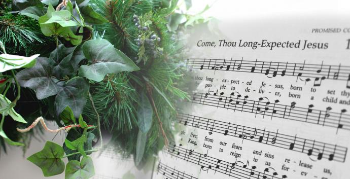 Come, Thou Long-Expected Jesus is a hymn for Advent written by Charles Wesley. Image by Kathryn Price, United Methodist Communications.