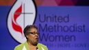 A Diaconisa Metodista Unida Clara Ester serve como vice-presidente nacional das Mulheres Metodistas Unidas. Foto de arquivo de Mike DuBose, United Methodist Communications.