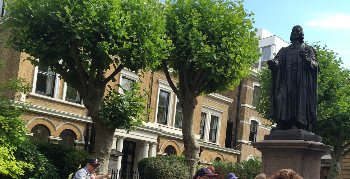 John Wesley, a founder of The United Methodist Church, had a special Holy Spirit moment. Photo by Joe Iovino, United Methodist Communications.
