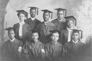 Historic photo shows African-American students. Courtesy of General Commission on Archives and History.