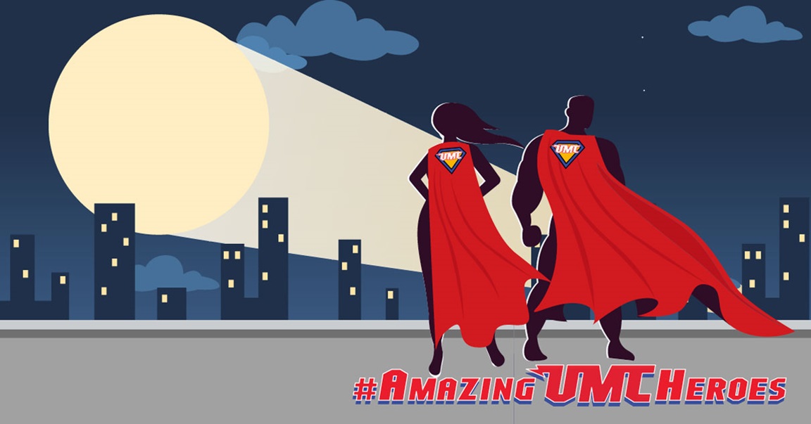 Amazing UMC Heroes artwork by Troy Dossett, United Methodist Communications