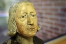 This Enoch Wood bust of the Rev. John Wesley (1703-1791) is one of several copies in the Ezra Squier Tipple Collection of Drew University, Madison, New Jersey.  Wesley sat for Enoch Wood (1759-1840), the noted Staffordshire potter, at Burslem in 1784 at the age of 81. Courtesy of the General Commission on Archives and History of the United Methodist Church.  Photo by Kathleen Barry, United Methodist Communications. 