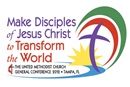 The logo for General Conference 2012 echoes the mission of The United Methodist Church. 