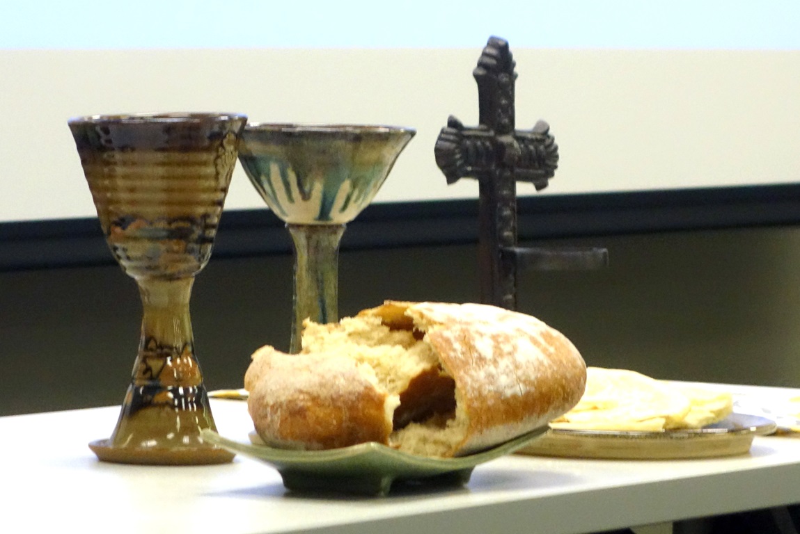 Communion is not an individual, private sacrament; rather it is celebrated by the full, gathered congregation. Photo by Diane Degnan, United Methodist Communications.