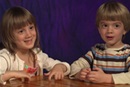 Twins Fiona and Finn discuss the importance of Easter Eggs. Video still courtesy of United Methodist Communications.