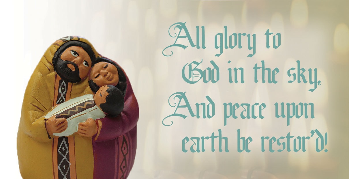 Charles Wesley teaches us about the peace of Christmas in one of his hymns. Image by Kathryn Price, United Methodist Communications.