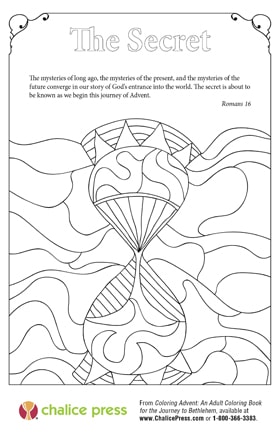 Image from Coloring Advent courtesy Chalice Press.