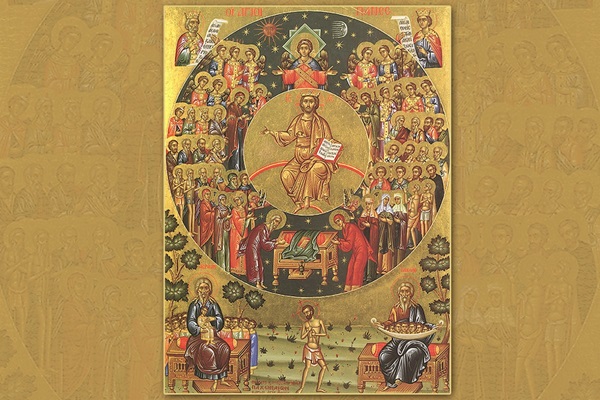 All Saints image courtesy of the Greek Orthodox Archdiocese of America, via Wikimedia Commons.