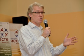 The Rev. Patrick Friday is the Director of In Mission Together, a ministry that uses Wesleyan Class Meetings to join people of different cultures to Christ and one another. Photo by Üllas Tankler, Executive Secretary, Europe & Eurasia, Mission Relationships.