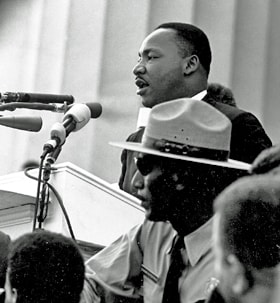 Through his life and ministry, Martin Luther King Jr. taught Ester and many others about love, justice and nonviolence. Photo via the U.S. National Archives.