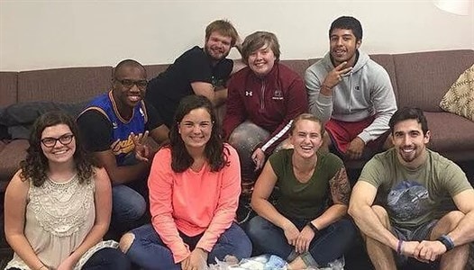 Members of the Methodist Student Network at the University of South Carolina. (Photo courtesy of the Council of Bishops.)