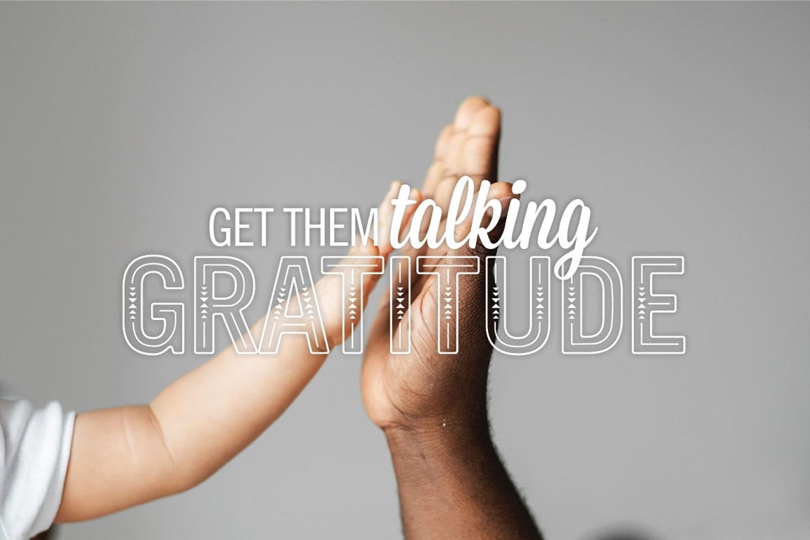 There are many ways to express thanksgiving. Scripture, prayer and questions will help get your family talking about an attitude of gratitude. Image by Sara Schork, United Methodist Communications.