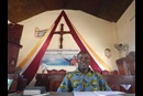Lay pastor Raphaël Aboua serves Ebenezer Beago United Methodist Church in Abidjan and 10 other United Methodist Churches in Côte d’Ivoire. Photo by Isaac Broune, UM News.