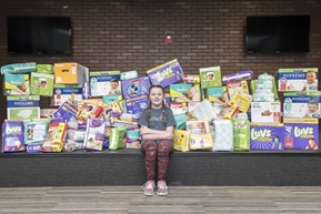 Kayla Smith hopes to have a storage warehouse for Diaper Angels, part of the National Diaper Bank, a network of 300 community-based diaper banks. Photo courtesy of the Smith family.