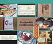 A montage of vintage Methodist cookbooks showcases over 100 years of recipes.