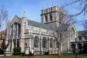 A view of Central Park United Methodist Church in Buffalo N.Y., built 1921-23. Photo courtesy of Central Park United Methodist Church website.