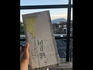 Let it go canvas painting