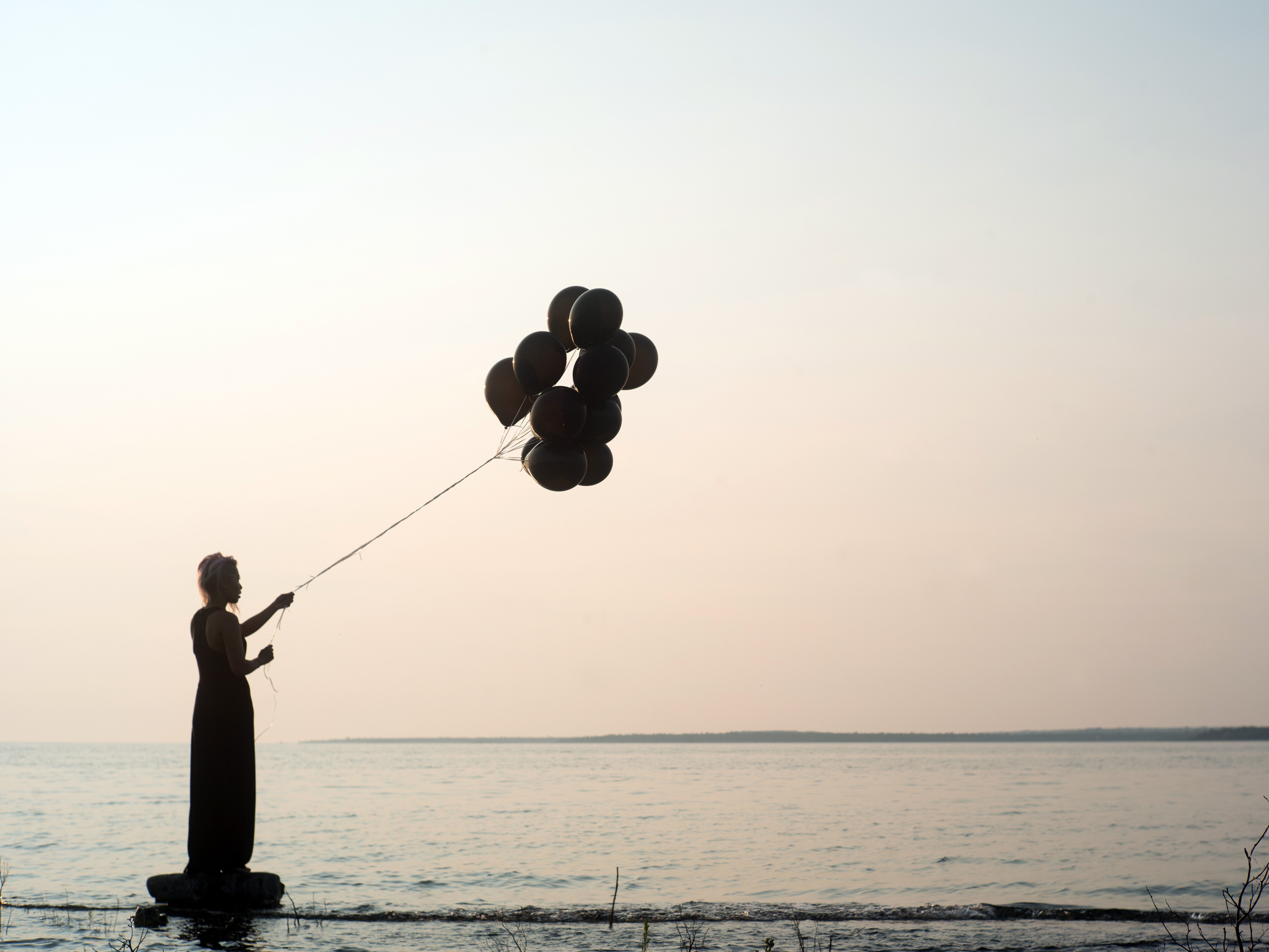 Letting go feels like embracing emptiness