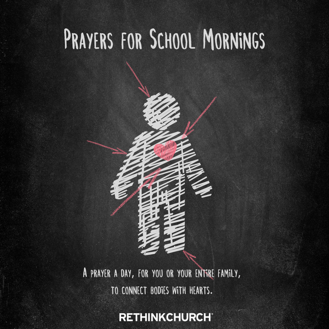 Download your family's prayer guide for school mornings