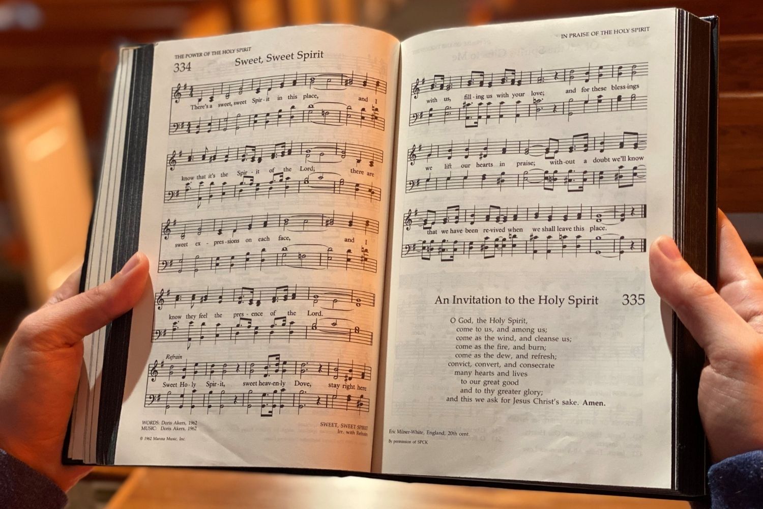 United Methodist hymn no. 334, "Sweet, Sweet Spirit," was inspired when Doris Akers, legendary gospel music songwriter and choir director, insisted her choir spend more time praying. Photo by Steven Kyle Adair at Glendale United Methodist Church, Nashville, Tenn.