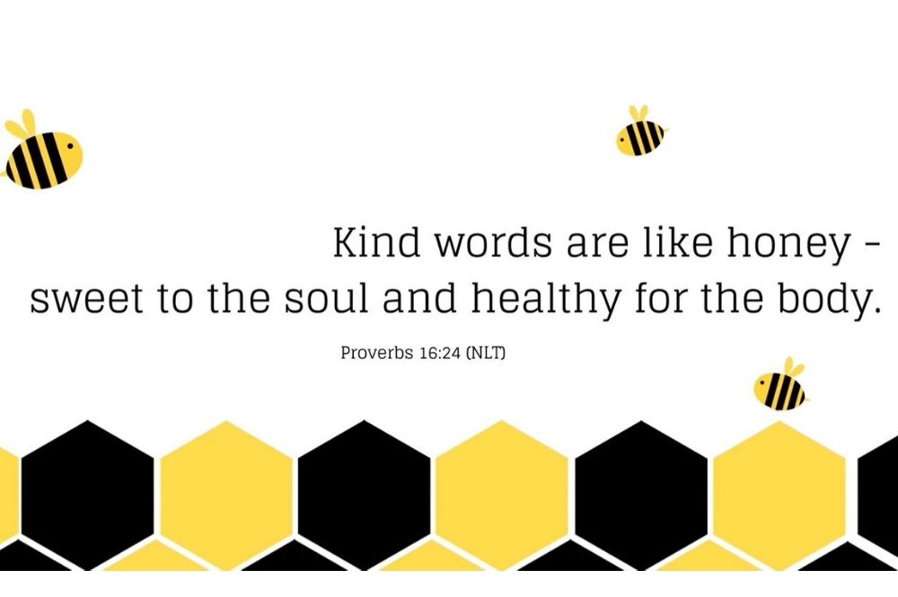 United Methodists find that beekeeping is a way to take care of God's creation as well as deepen their faith. Canva design by Stacey Hagewood, United Methodist Communications
