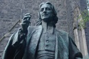 John Wesley is depicted as a young preacher in this sculpture by Adam Carr located in Melbourne, Australia. Public domain photo by Adam Carr/Wikipedia.