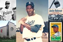 Baseball great Jackie Robinson, who helped integrate Major League Baseball, held on to his Methodist faith throughout his legendary career. Canva collage by Crystal Caviness, United Methodist Communications.