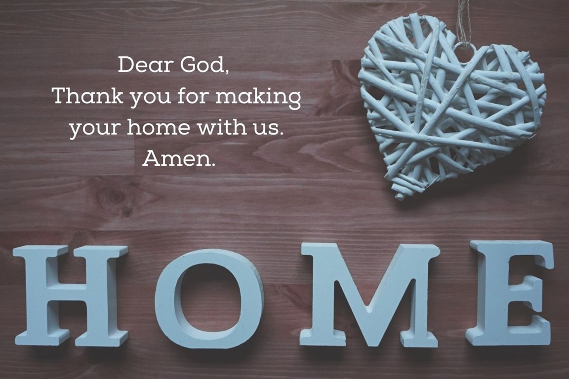 Your home is a special place. The Bible tells us when God was looking for a place to live, he chose to make his home among us. Let's talk about that. Image designed in Canva.