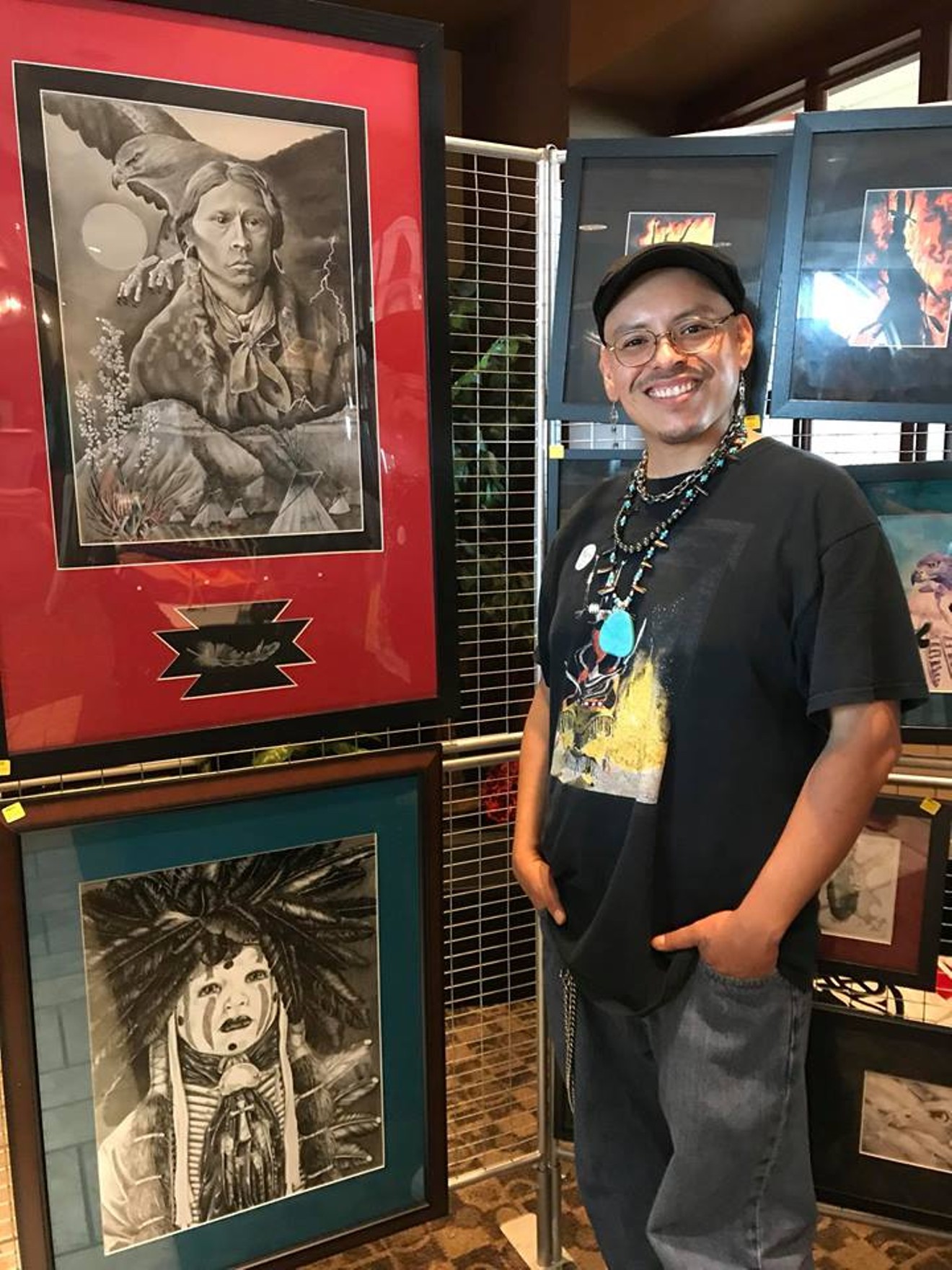 El artista Damon Neal es miembro de la Iglesia Metodista Unida Dallas Indian. Foto cortesía de Iglesia Metodista Unida Dallas Indian.