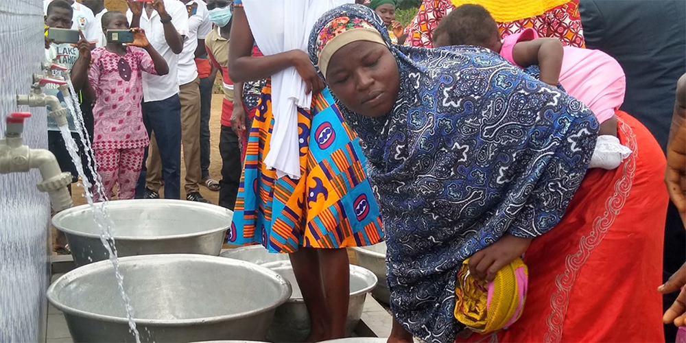 To commemorate World Water Day, Global Ministries celebrates with United Methodists in Côte d’Ivoire, who built four water towers with pump and wash stations, bringing clean potable water to rural areas. Courtesy photo.