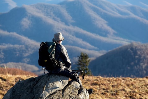 Jack Layfield served as a chaplain on the Appalachian Trail for six months in 2019. His experiences can help all of us learn how to connect to God in nature. Photo by Mike DuBose.