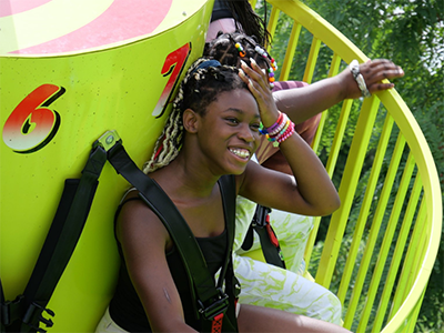 The carnival had a variety of free rides and games for children and youth. Photo courtesy Washington Heights UMC.