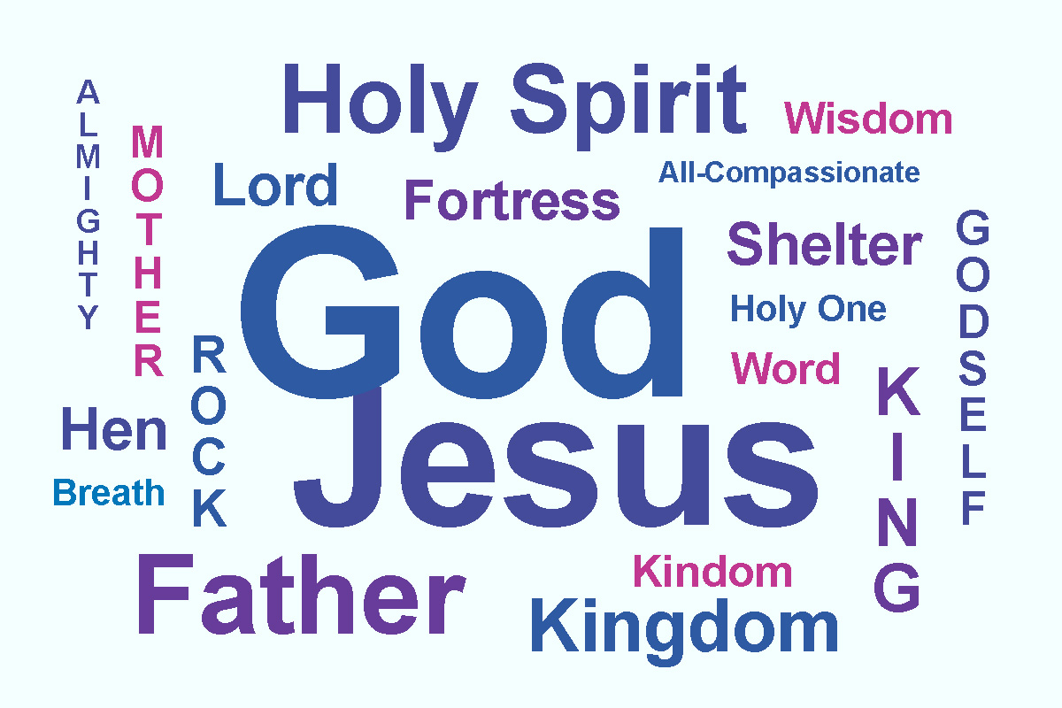 United Methodists encourage and invite worshipers to use the full range of imagery for God present in Scripture and Christian tradition. Graphic by Laurens Glass, United Methodist Communications.