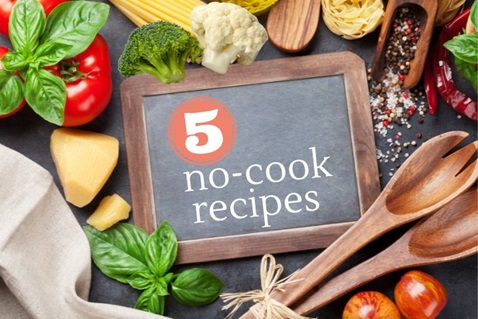 Title slide 5 No Cook Recipes
