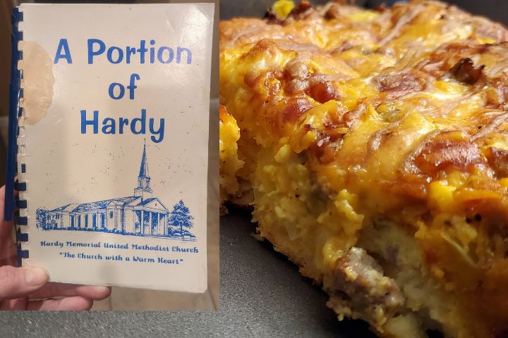 Breakfast casserole made by Brant Mills