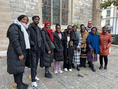 "Young Black European Christians" meeting participants, Geneva, November 2023, Photo: WCC