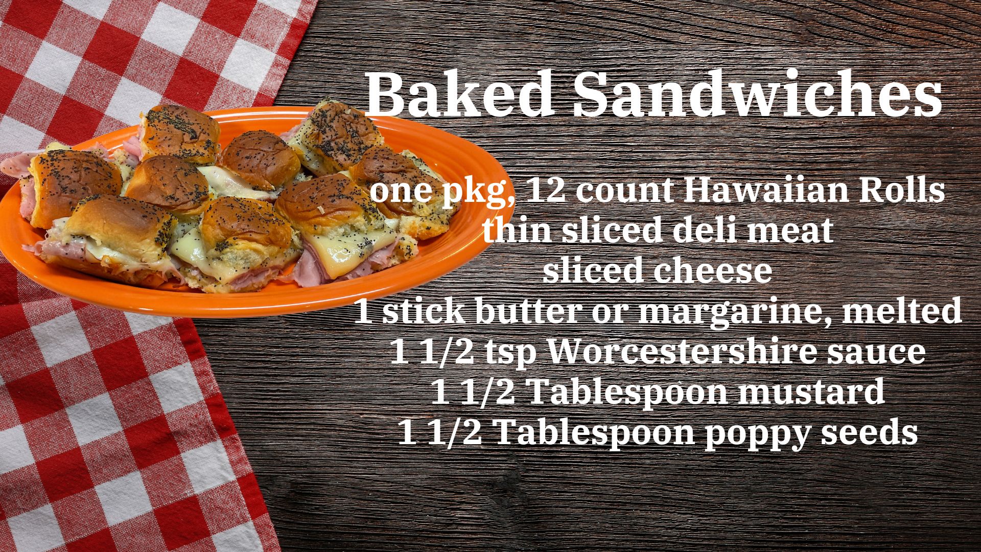 baked sandwich recipe card 1 ingredients