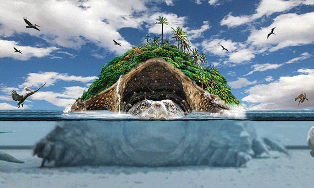 An illustration of Turtle Island. Courtesy photo.