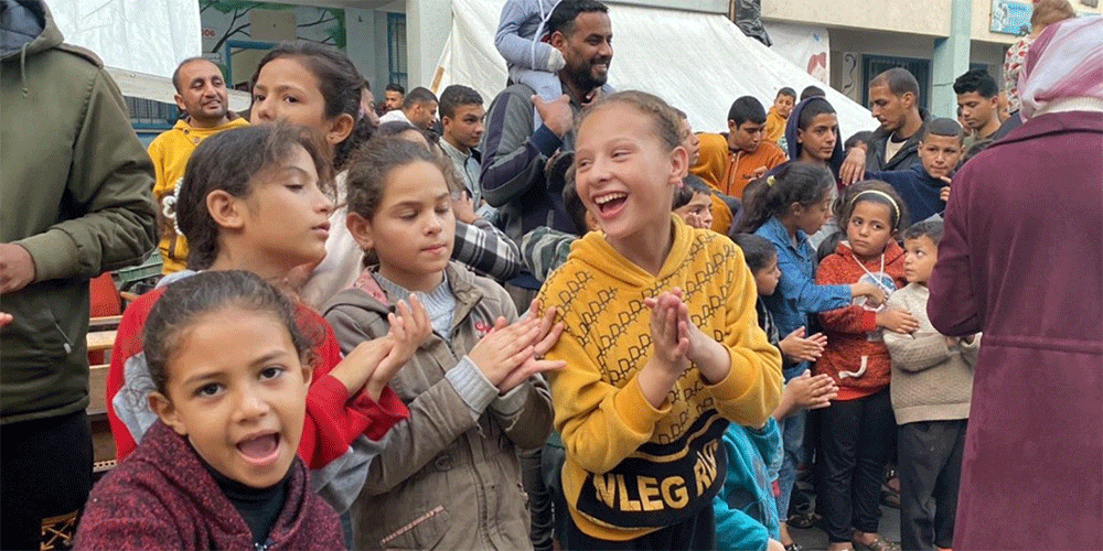 ACT member DSPR is responding to the needs of people in Gaza, providing medical and psychosocial support. (Photo: DSPR. Parental permission granted for photos of minors.)