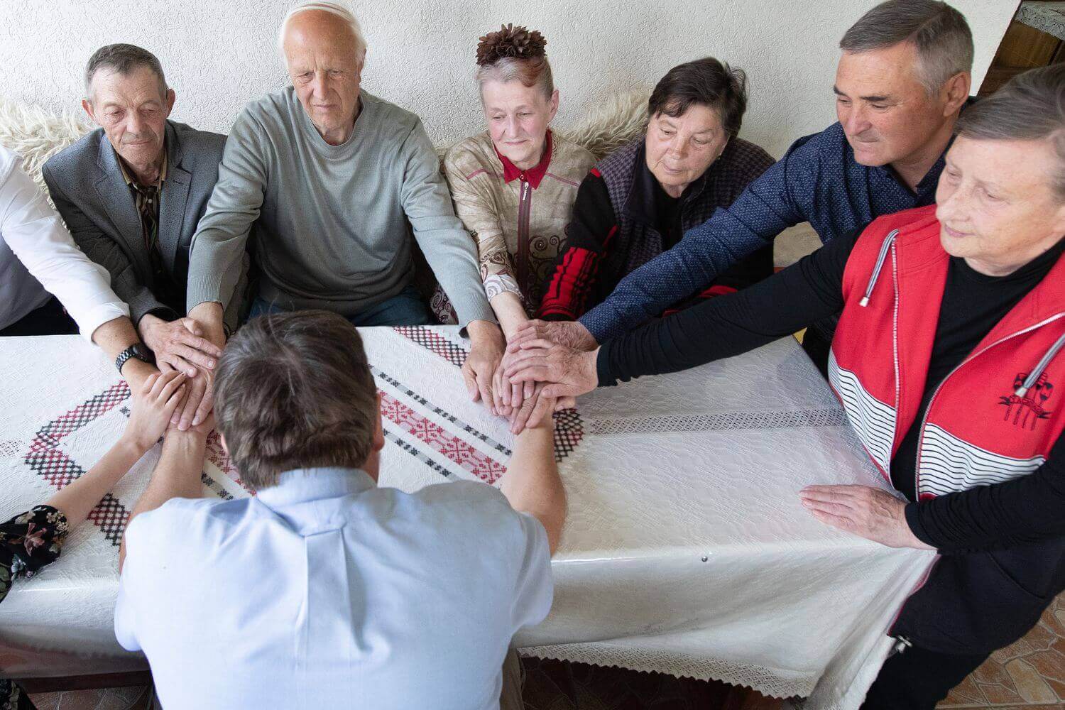 Refugees from Ukraine live and pray in Cornești, Romania, where The United Methodist Church of Romania is helping provide support. Courtesy of UM News