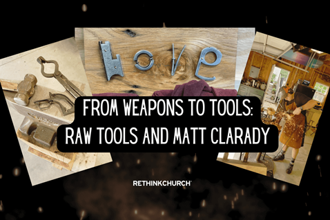 Matt Clarady transforms old guns into works or art.