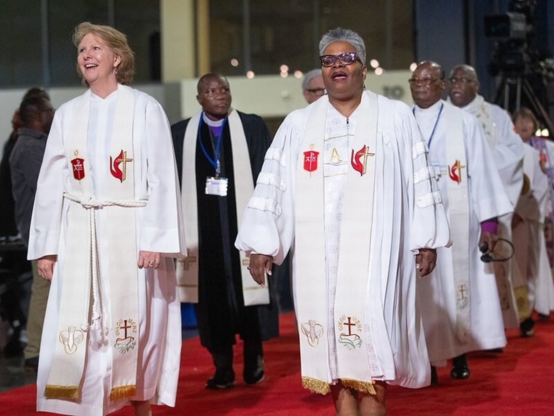 Bishops at the postponed 2020 General Conference