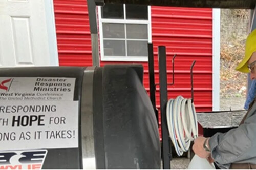 The UMC eases the water crisis in West Virginia