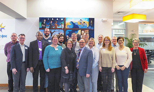 The United Methodist Church’s Committee on Faith and Order met alongside the Standing Committee on Central Conference Matters. The Faith and Order Committee, whose members include United Methodist scholars and ecumenical leaders, is responsible for guiding the denomination in informed theological reflection and discernment. It also is helping the standing committee in developing a General Book of Discipline that includes the essentials for the denomination. Photo by Heather Hahn, UM News.