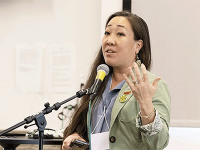 The meeting was hosted by Allison Mark from the Faith United Methodist Church. Photo courtesy of Robin Kelby, Joscie Cutchens and Levi Bautista.