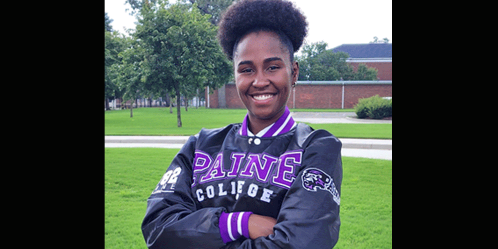 Katherine Pamela Sugilio Peralta, a senior business major. Photo credit: Paine College website.