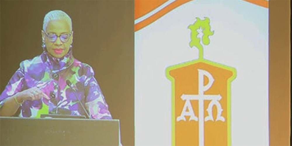 In her presidential address, Council of Bishops President Tracy S. Malone outlines the challenges facing United. Photo by Paul Gómez, United Methodist Communications.