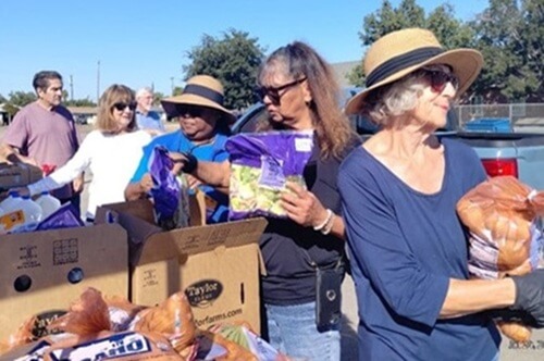 A local church in California is making sure families in their community thrive by distributing food and other necessities.
